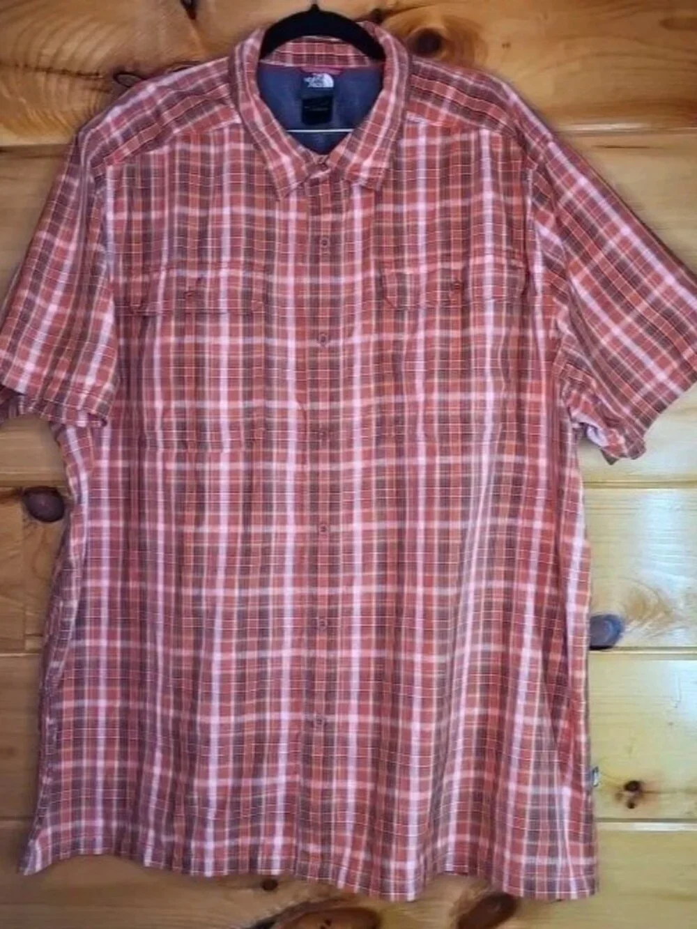The North Face Shirt Men’s Size XXL Plaid Short Sleeve Lightweight Button Up